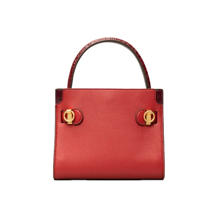TORY BURCH Cow Leather Shoulder Bag, Handbag Women's Red-2