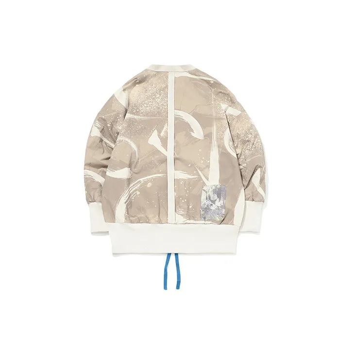LiNing x CHENGLONG LIANMINGKUAN Jacket Men's Yellow Gray All Over Print-1