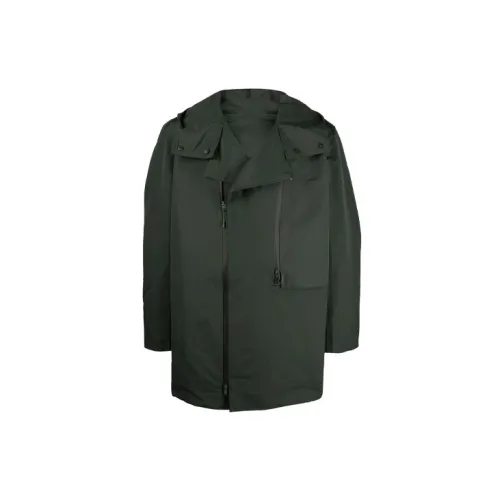 Y-3 Parka Coats Men Green