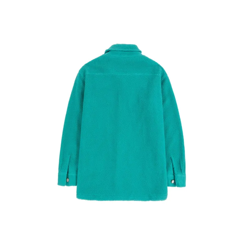 Charlie Luciano Loose Fit Jacket Unisex Peacock Blue-2