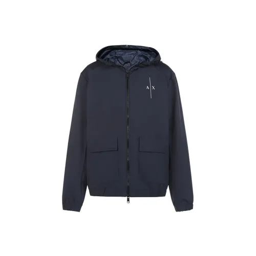 ARMANI EXCHANGE Jackets Men Navy Blue