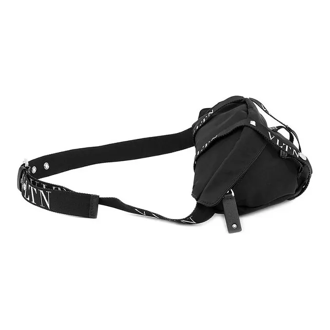Valentino Nylon Sling Bag Fanny Pack Regular Men's Black-3