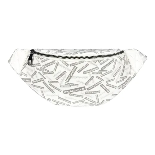 Mitchell Ness Fanny Packs Ecru