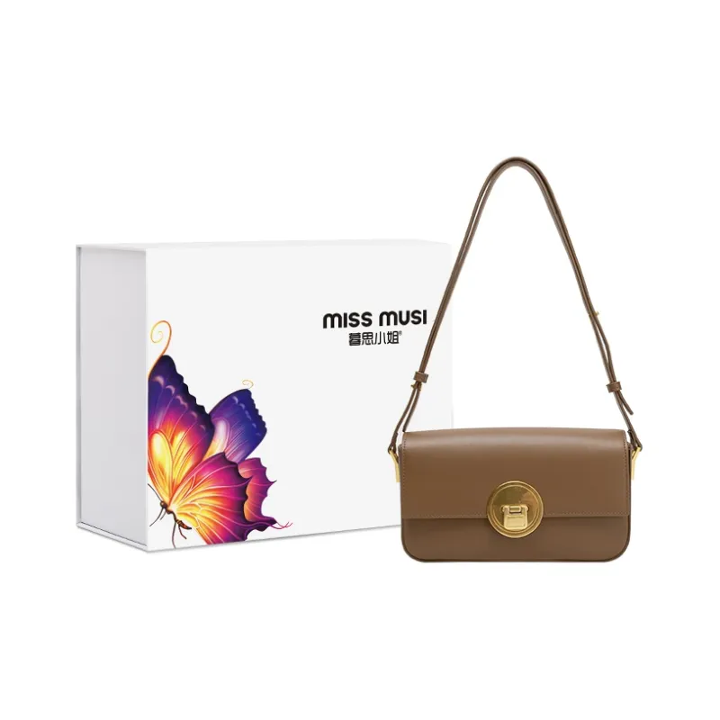 MISS MUSI Cow Leather Shoulder Bag Regular Women's Multicolor-11