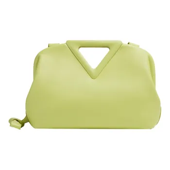 Bottega Veneta Cow Leather Shoulder Bags Handbags Women's Seagrass Color