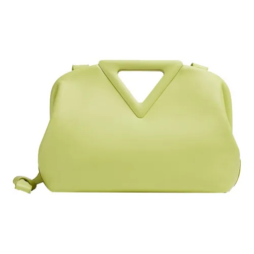 Bottega Veneta Cow Leather Shoulder Bags Handbags Women's Seagrass Color