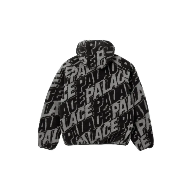 PALACE Jacquard Fleece Hooded Jacket-1