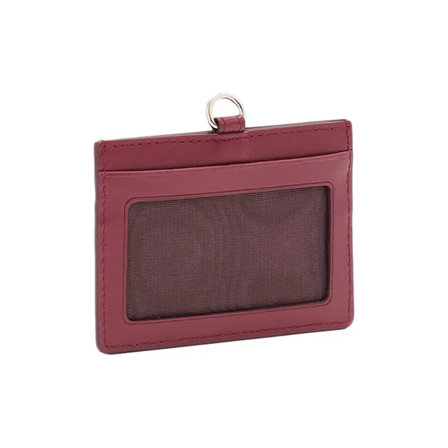 Furla Leather Card Holder Unisex Red-2