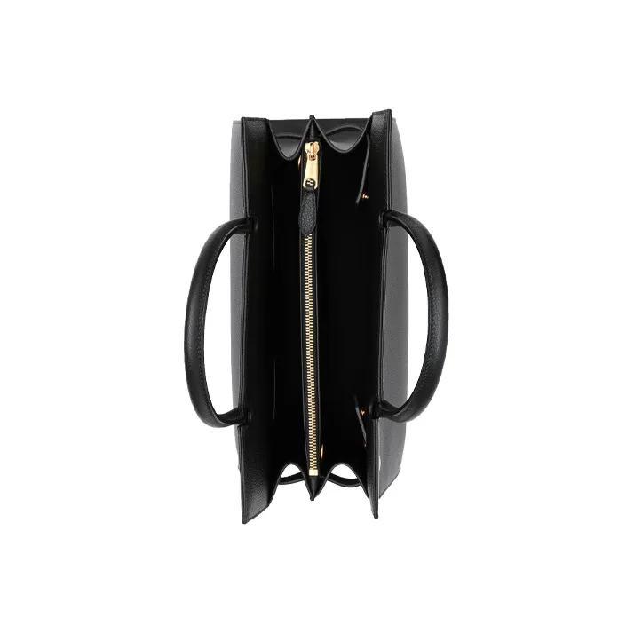 Burberry Title Cow Leather Handbag, Shoulder Bag, Crossbody Bag, Handbag Small Size Women's Black-3