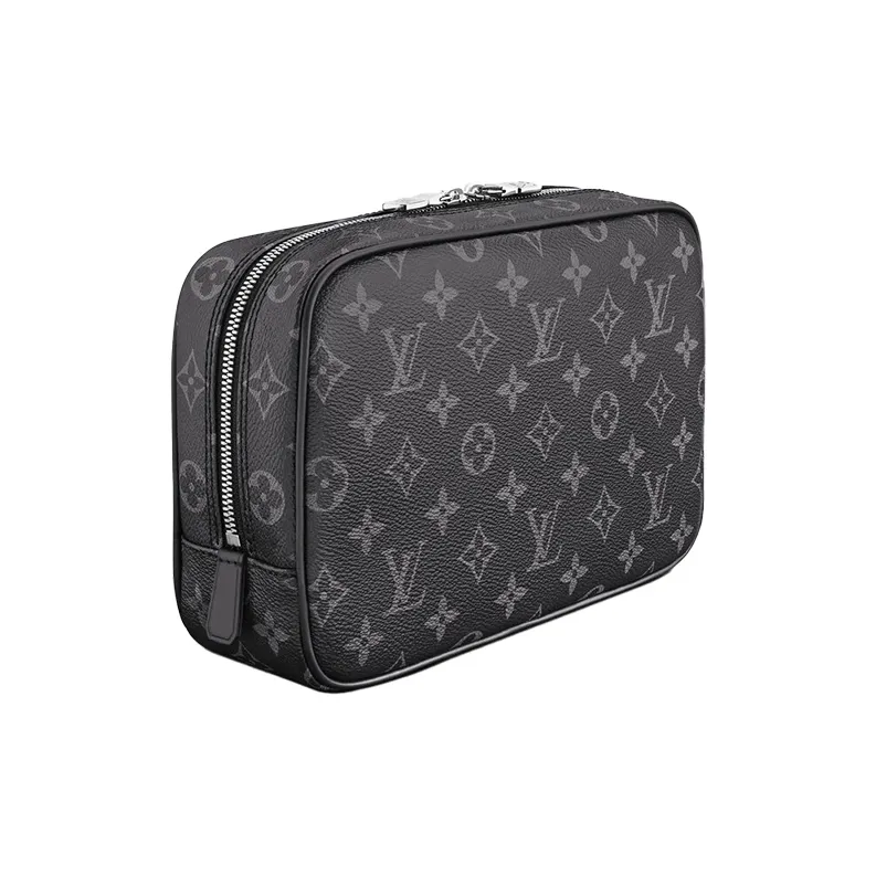 LOUIS VUITTON Toiletry Pouch Monogram Eclipse Gm Black/Grey-1