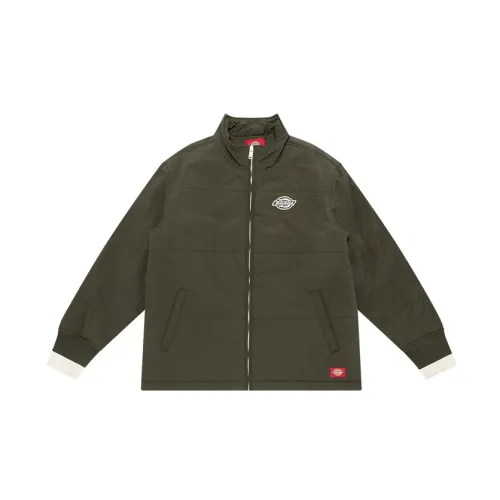 Dickies Puffer Jackets Unisex Army Green