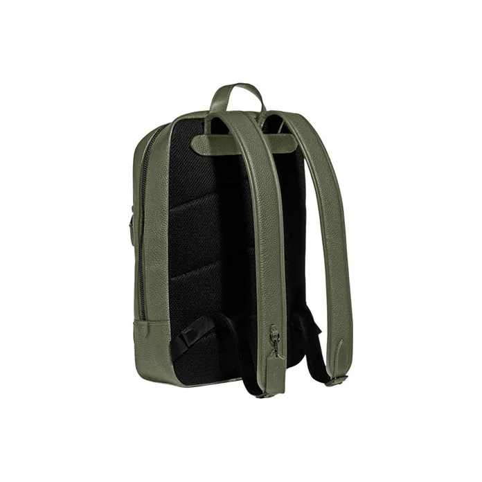 COACH Gotham Pebbled Leather With Refined Calfskin Backpack Large Size Men's Army Green-1