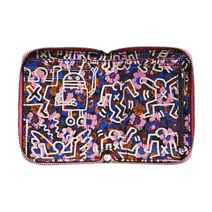 Keith Haring X COACH Zip Around Coin Purses-1