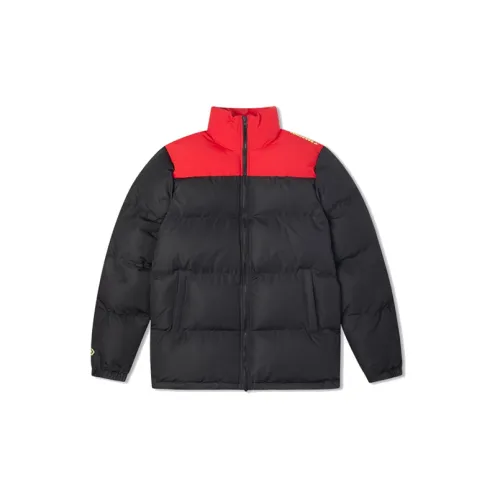 Converse Puffer Jackets Men Red/Black Multicolor