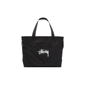 Nike Stussy Collaboration Cotton Tote Bag Shopping Bag Luggage Bag Handbags Unisex Black