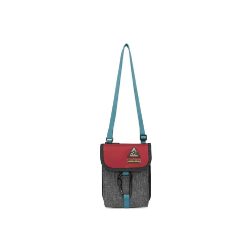 Skechers Fabric Shoulder Bag, Crossbody Bag Unisex Birch Red