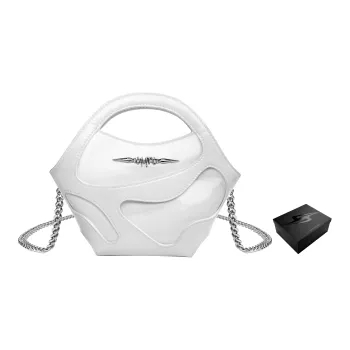OMTO Synthetic Leather Portable Basket Handbag Crossbody Bag Regular Women's Multicolor