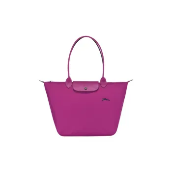 LONGCHAMP Le Pliage Club Polyamide Canvas Bag, Shoulder Bag Women's Fuchsia