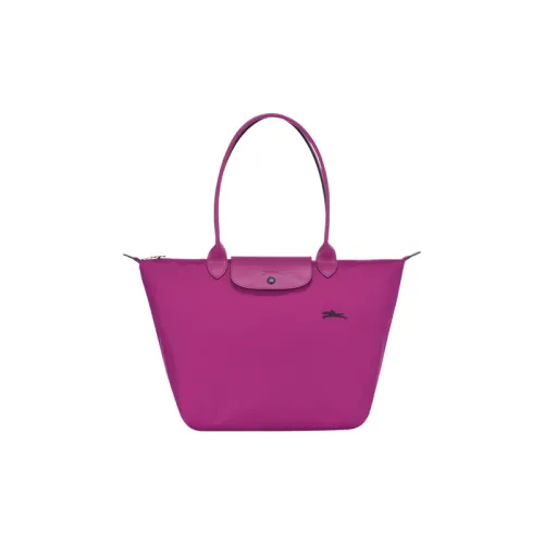 LONGCHAMP Le Pliage Club Polyamide Canvas Bag, Shoulder Bag Women's Fuchsia