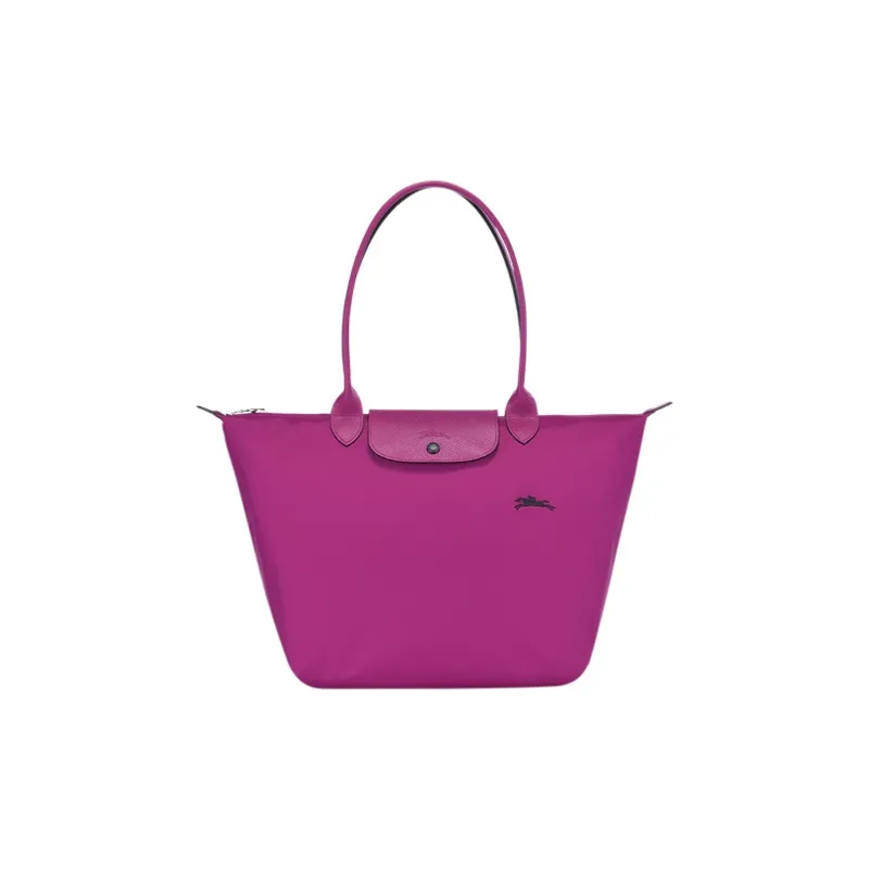 LONGCHAMP Le Pliage Club Polyamide Canvas Bag, Shoulder Bag Women's Fuchsia-0