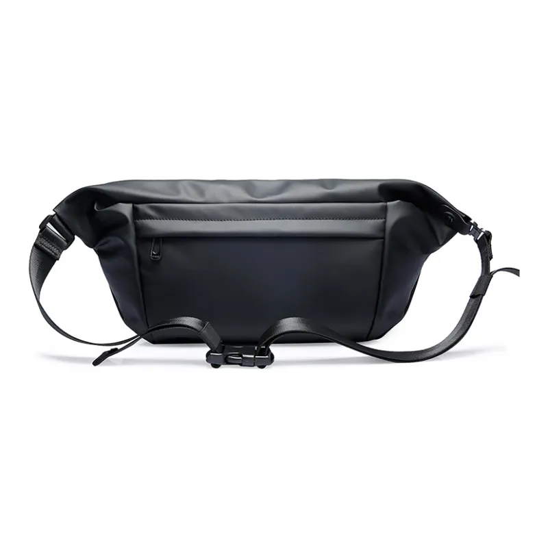 BANGE Oxford Sling Bag Messenger Bag Laptop Bag Shoulder Bag Crossbody Bag Regular Unisex Black/Gray-2