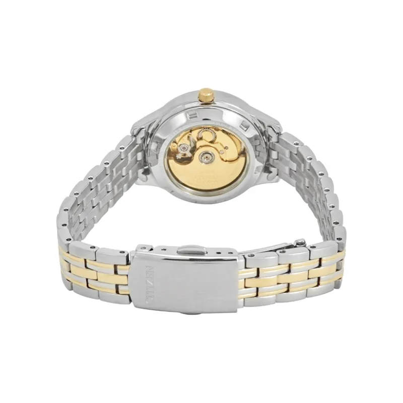 CITIZEN Automatic Mechanical Movement Stainless Steel Strap Watch Women's Watch White Dial PD7134 51A-2