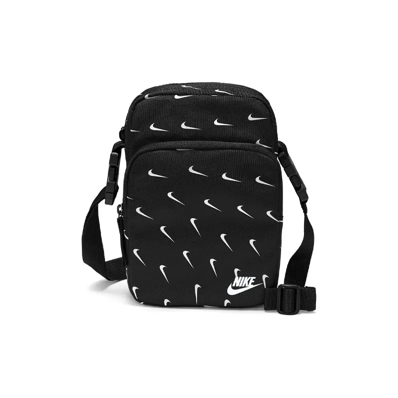 Nike Polyester Shoulder Bag, Crossbody Bag Regular Unisex Black-1