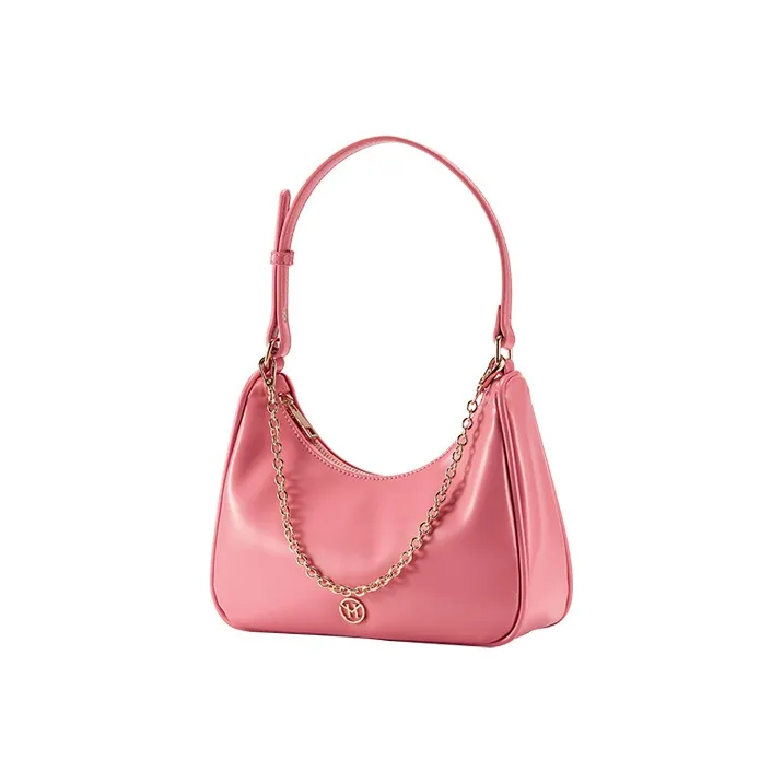VICTORIA·HYDE Artificial Leather Underarm Crescent Bag, Shoulder Bag Regular Women's Pink-2