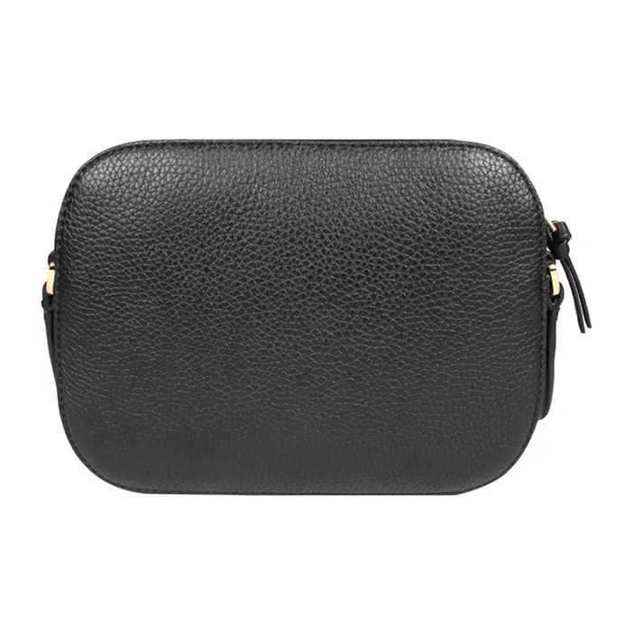 TORY BURCH Robinson Litchi Grain Leather Camera Bag, Crossbody Bag, Shoulder Bag Women's Black-2