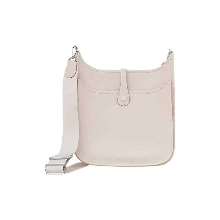 HERMES Evelyne Large Size Milkshake White-1
