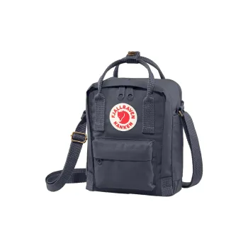 Fjallraven Vinylon Backpack, Shoulder Bag, Crossbody Bag, Handbag Unisex Graphite Black
