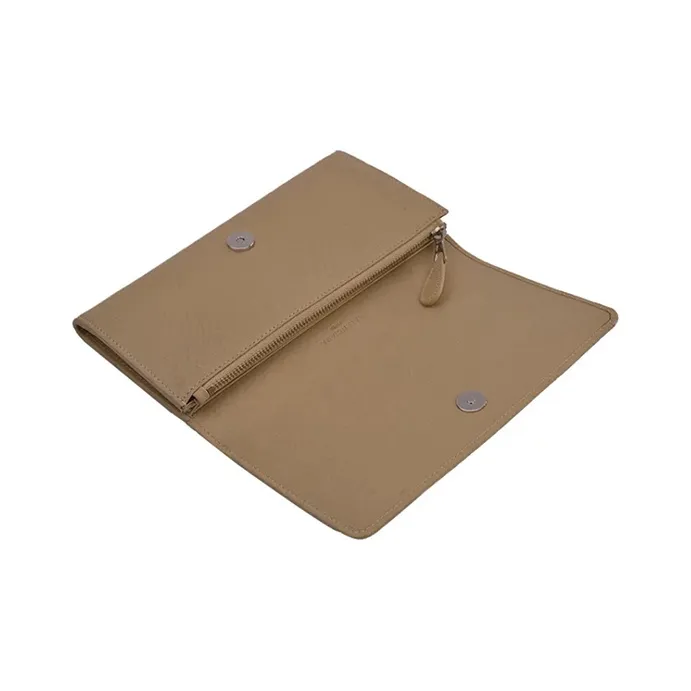 Balenciaga Cow Leather Wallet Women's Light Brown-4