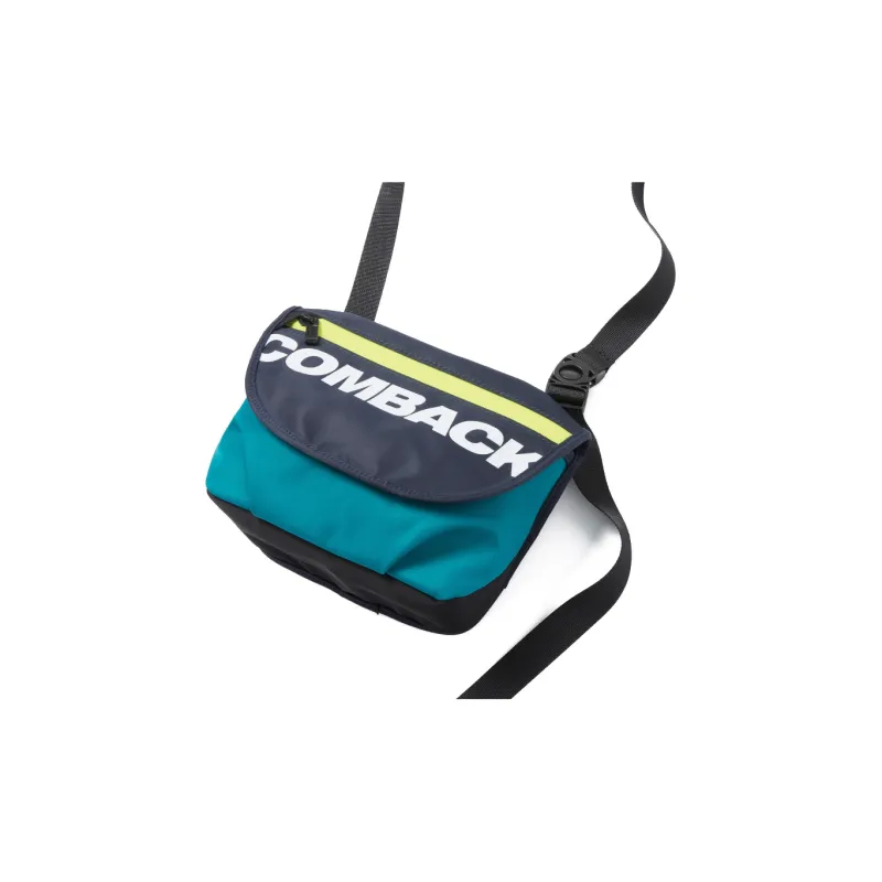 COMBACK Polyamide Crossbody Bag Trumpets Unisex Khaki Blue & Black Gray & Black Purple & Blue Green Patchwork-10