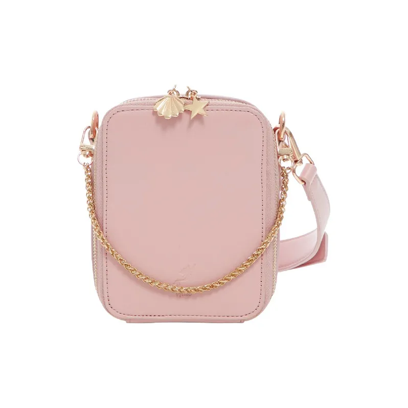 Disney Princess PU Portable Crossbody Bag Shoulder Bag Regular Women's Pink/Light Blue/Emerald-1