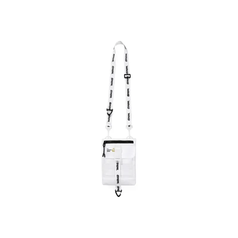 GENANX Polyamide Combo Bag, Shoulder Bag Regular Unisex Black/White-7