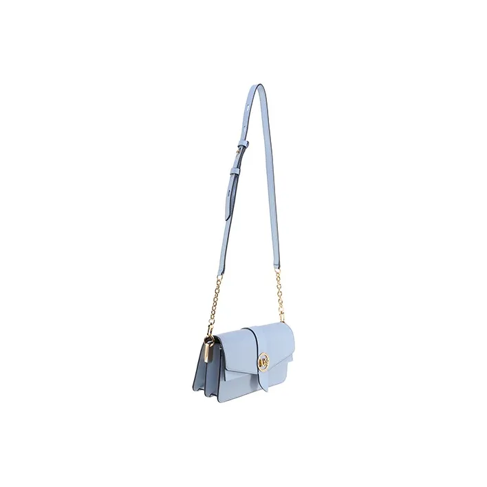 MICHAEL KORS Greenwich Cow Leather Shoulder Bag Women's Blue-2