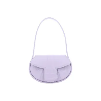 FORBITCHES Leather Shoulder Bag, Handbag Women's Purple