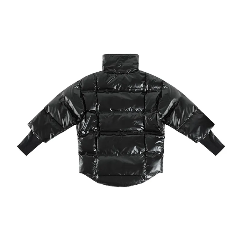 NORVINCY Outdoor Solid Color Versatile Street Coat Winter Unisex-1