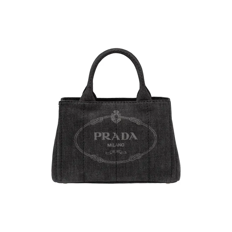 PRADA Fabric One Shoulder Handbags Women's Black-0