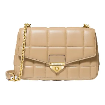 MICHAEL KORS Soho Sheepskin Crossbody Bag Shoulder Bag Women's Camel
