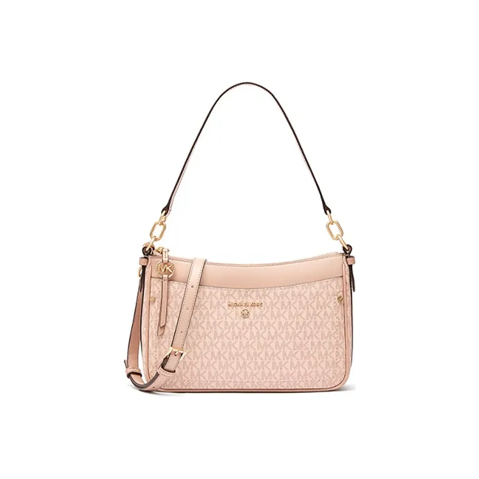 MICHAEL KORS Jet Set Charm Artificial Leather Shoulder Bag, Crossbody Bag Medium Size Women's Pink-0