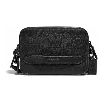 COACH Charter Leather Fanny Pack Shoulder Bag Crossbody Bag Regular Men's Black