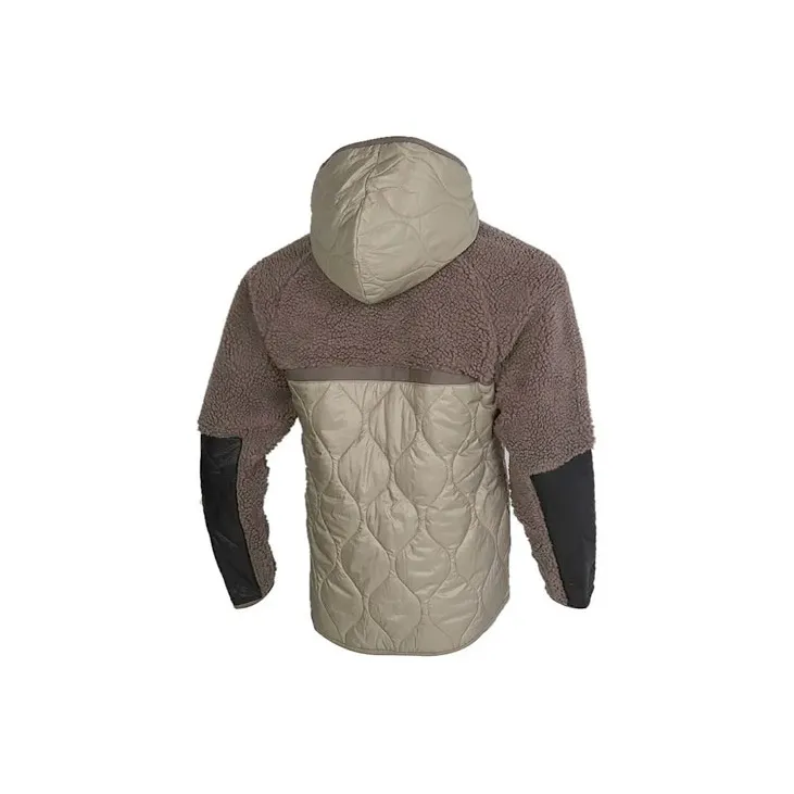 Nike Velvet Jackets Men Camel-1