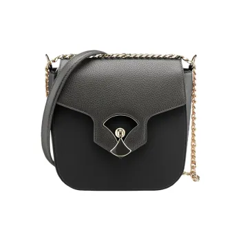 BVLGARI Divas’ Dream Series Cow Leather Shoulder Bag Women's Black