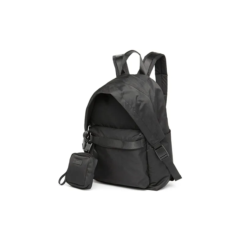 ELLE Nylon Travel City Lightweight Backpack Large Size Women's Black-6