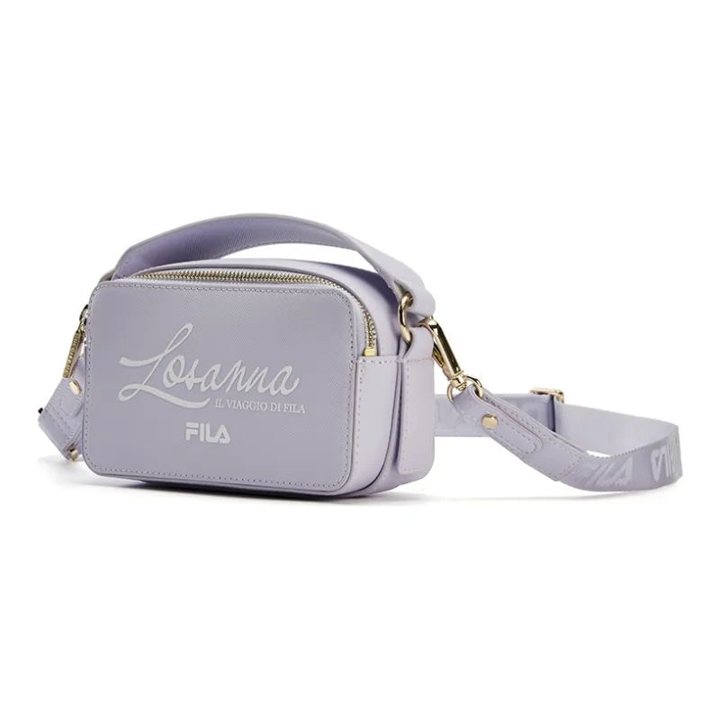 FILA Heritage Polyester Crossbody Bag Women's Light Lavender-1