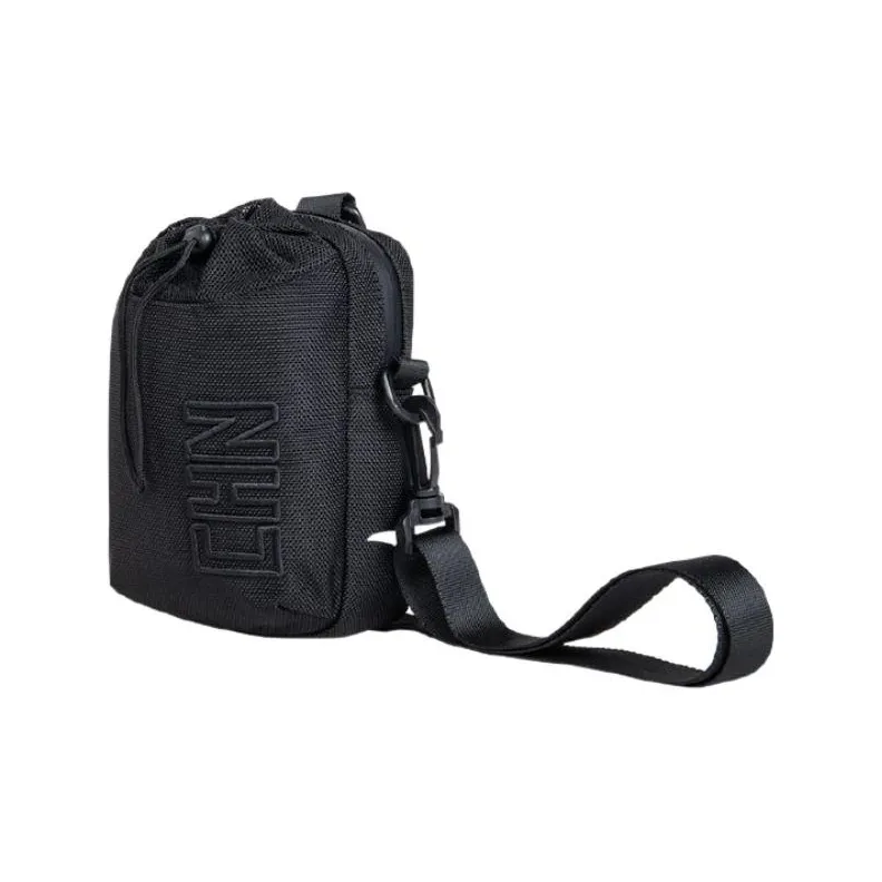 Anta Nylon Fabric Shoulder Bag Crossbody Bag Regular Unisex Black-1
