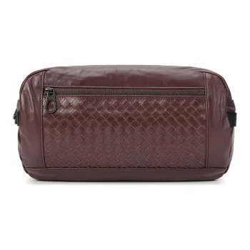 Bottega Veneta Leather Fanny Pack Women's Burgundy