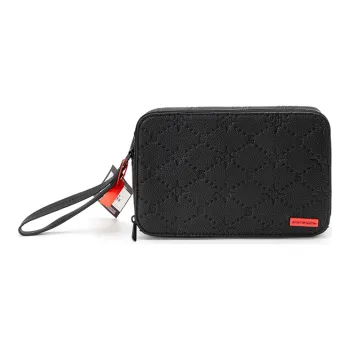 SPRAYGROUND PVC Clutch Regular Unisex Black