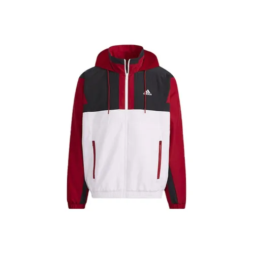 Adidas Jackets Men White/Red Multicolor